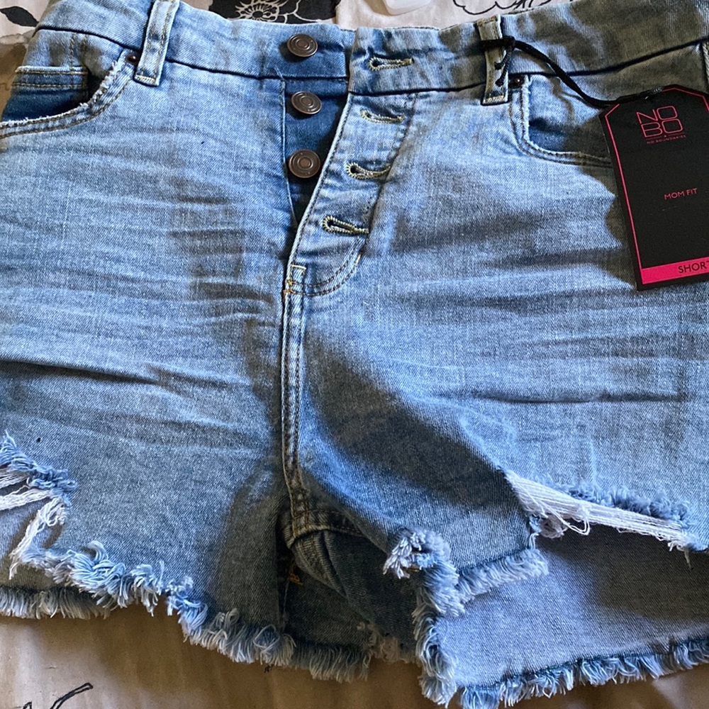 NWT No Boundaries Size 7 Blue Summer shorts